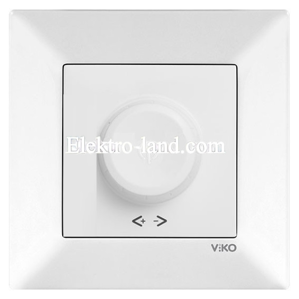 Регулятор яркости света (диммер) 600w белый VIKO MERIDIAN  90970020-WH
